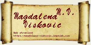 Magdalena Višković vizit kartica